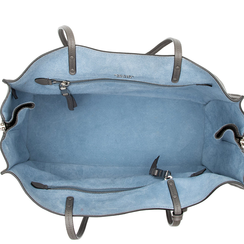 Prada Glace Calf Etiquette Tote (SHF-ylRJkw)