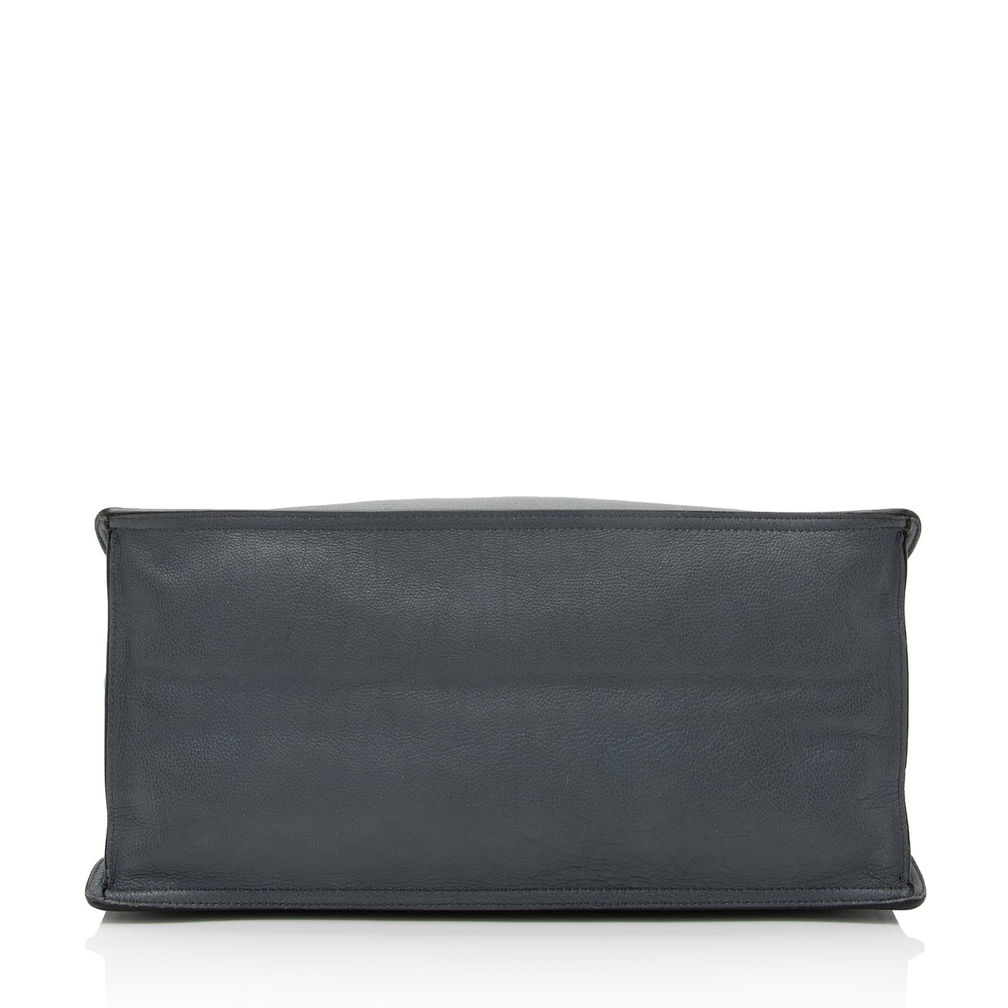 Prada Glace Calf Etiquette Tote (SHF-zfGPRR)