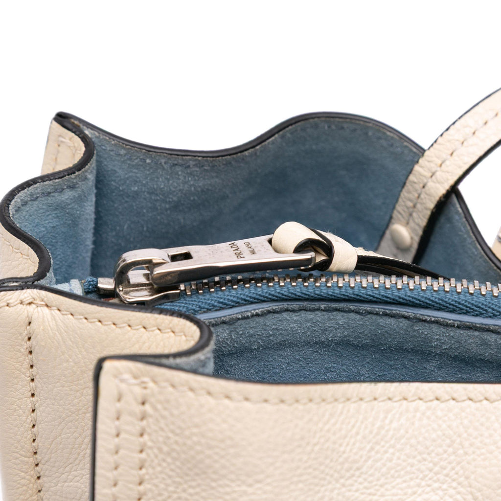 Prada Glace Calf Etiquette Tote