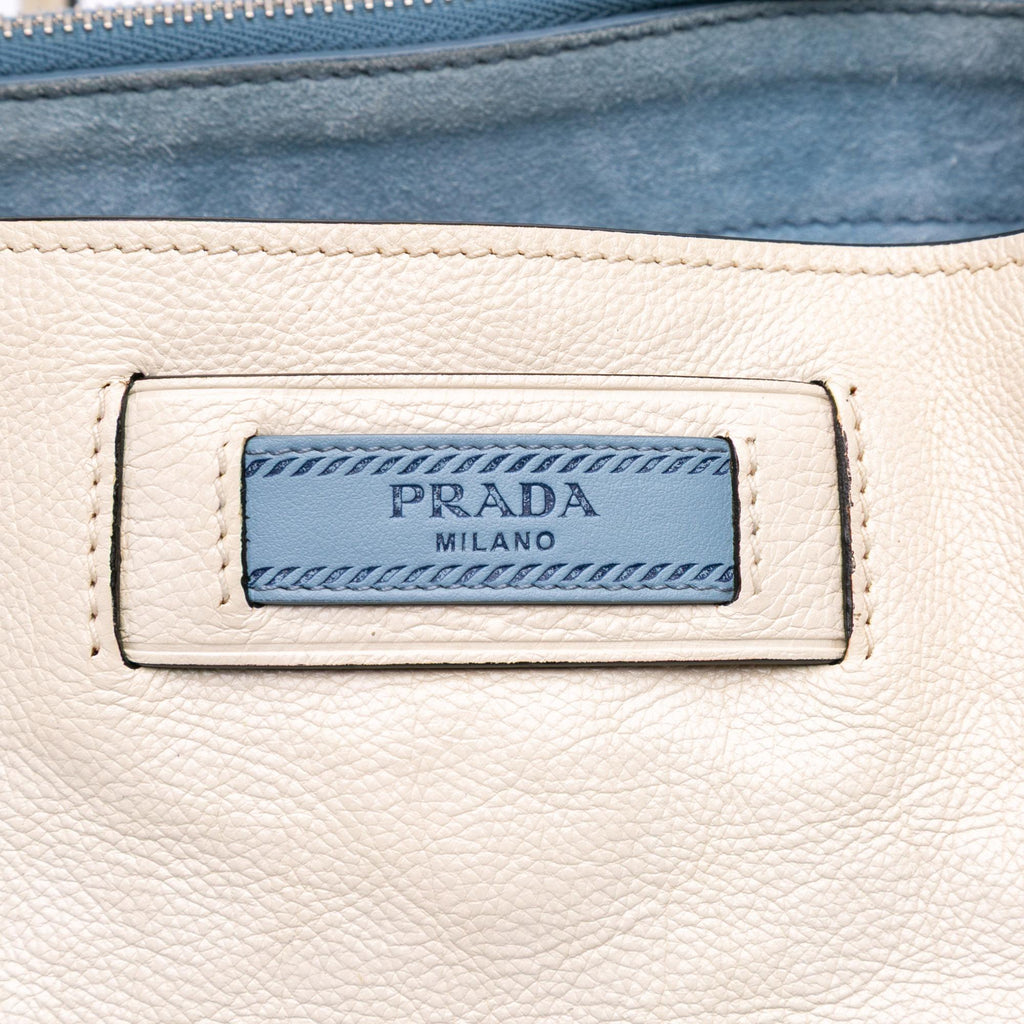Prada Glace Calf Etiquette Tote