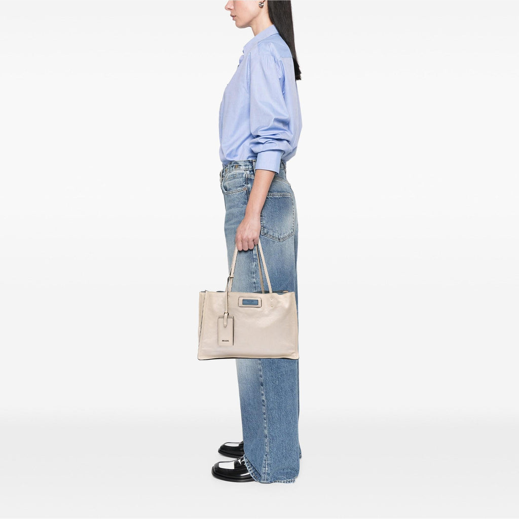 Prada Glace Calf Etiquette Tote