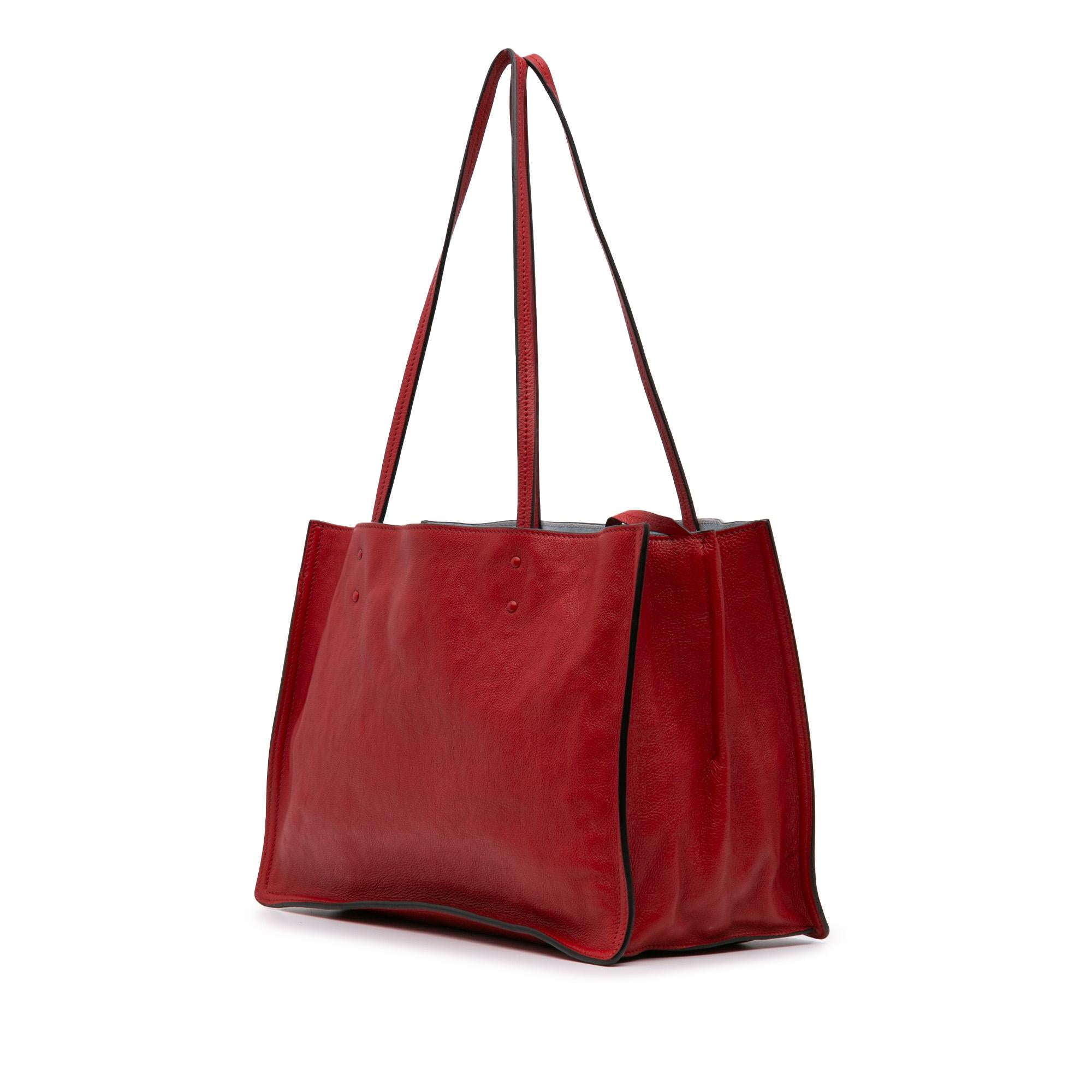 Prada Glace Calf Etiquette Tote