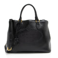 Prada Glace Calf Logo Tote