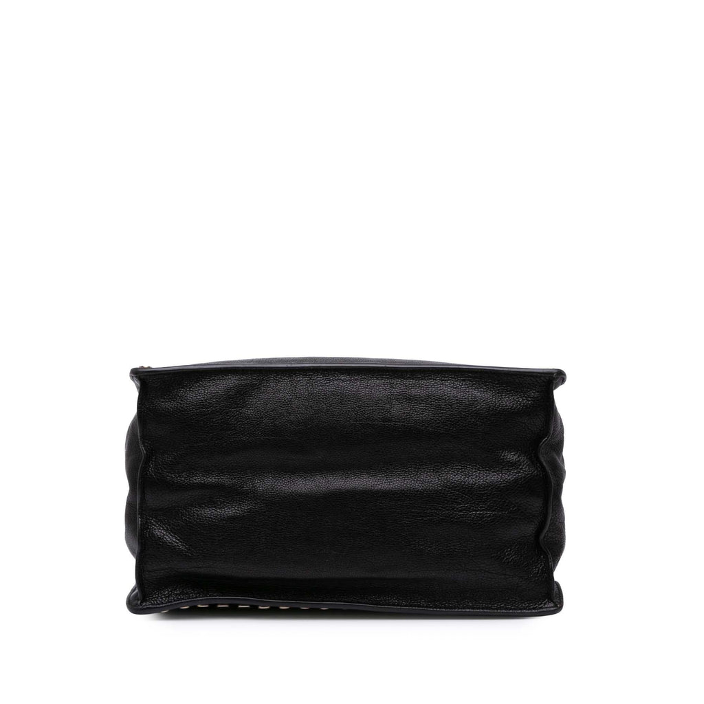 Prada Glace Calf Studded Etiquette Tote