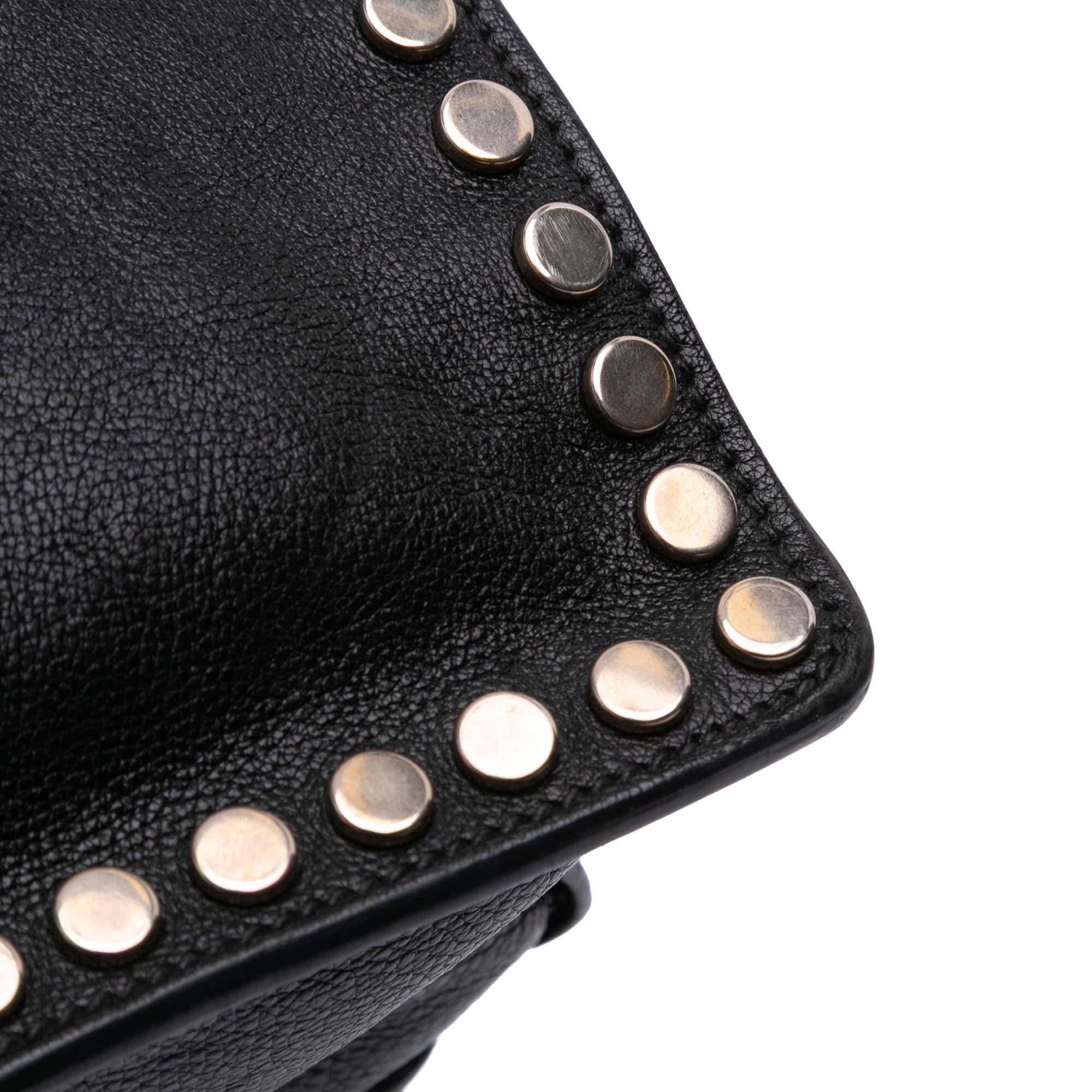Prada Glace Calf Studded Etiquette Tote