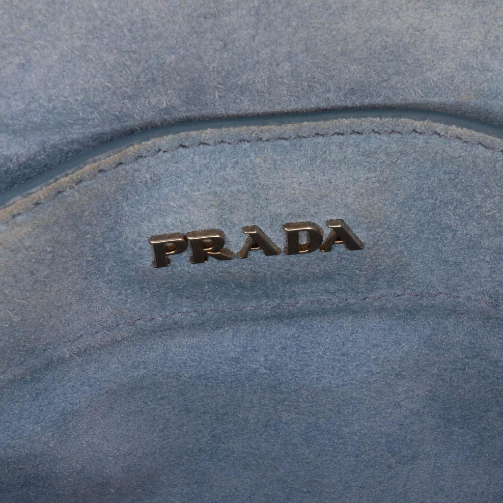 Prada Glace Calf Studded Etiquette Tote