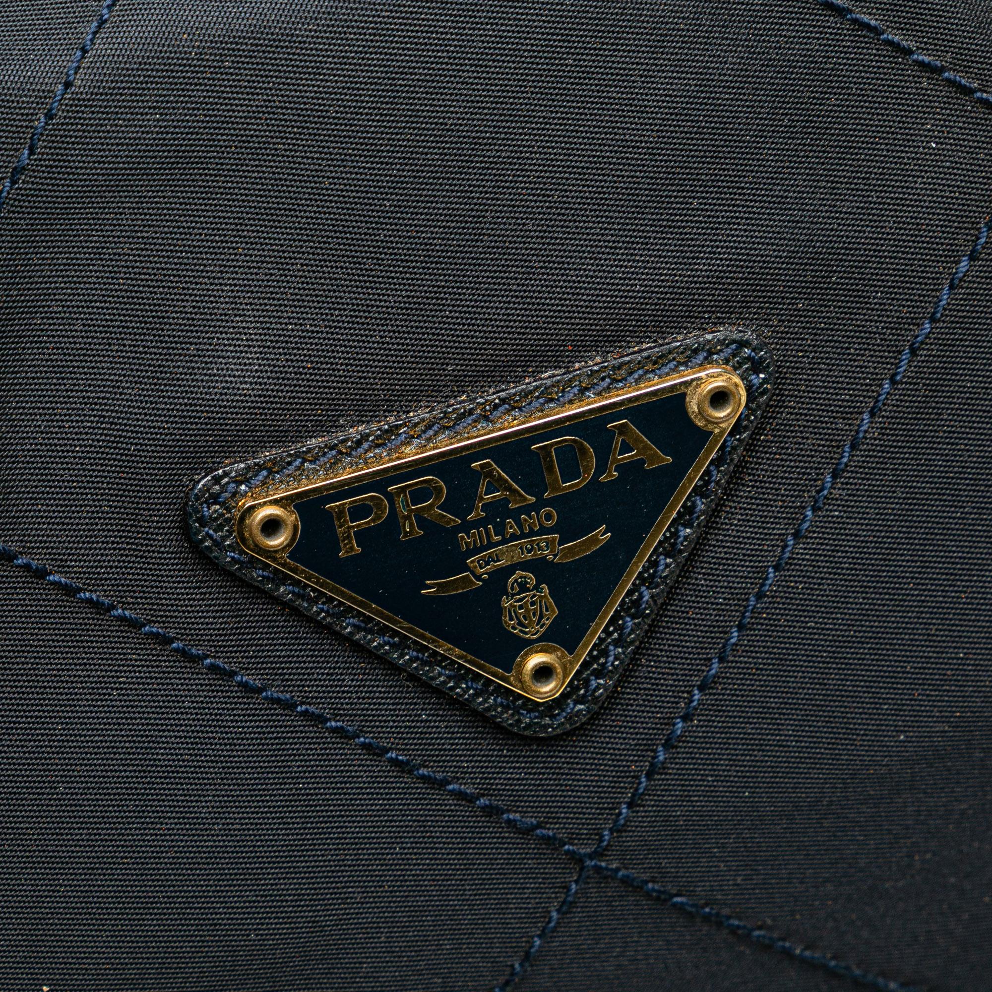 Prada Impuntu Tessuto Chain Tote