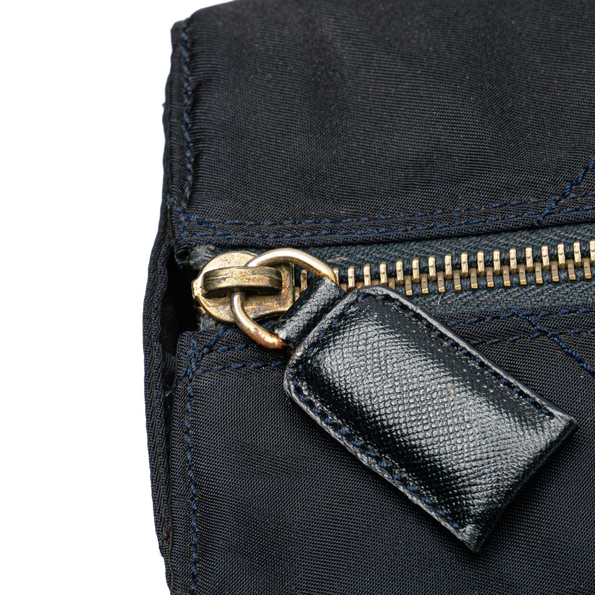 Prada Impuntu Tessuto Chain Tote