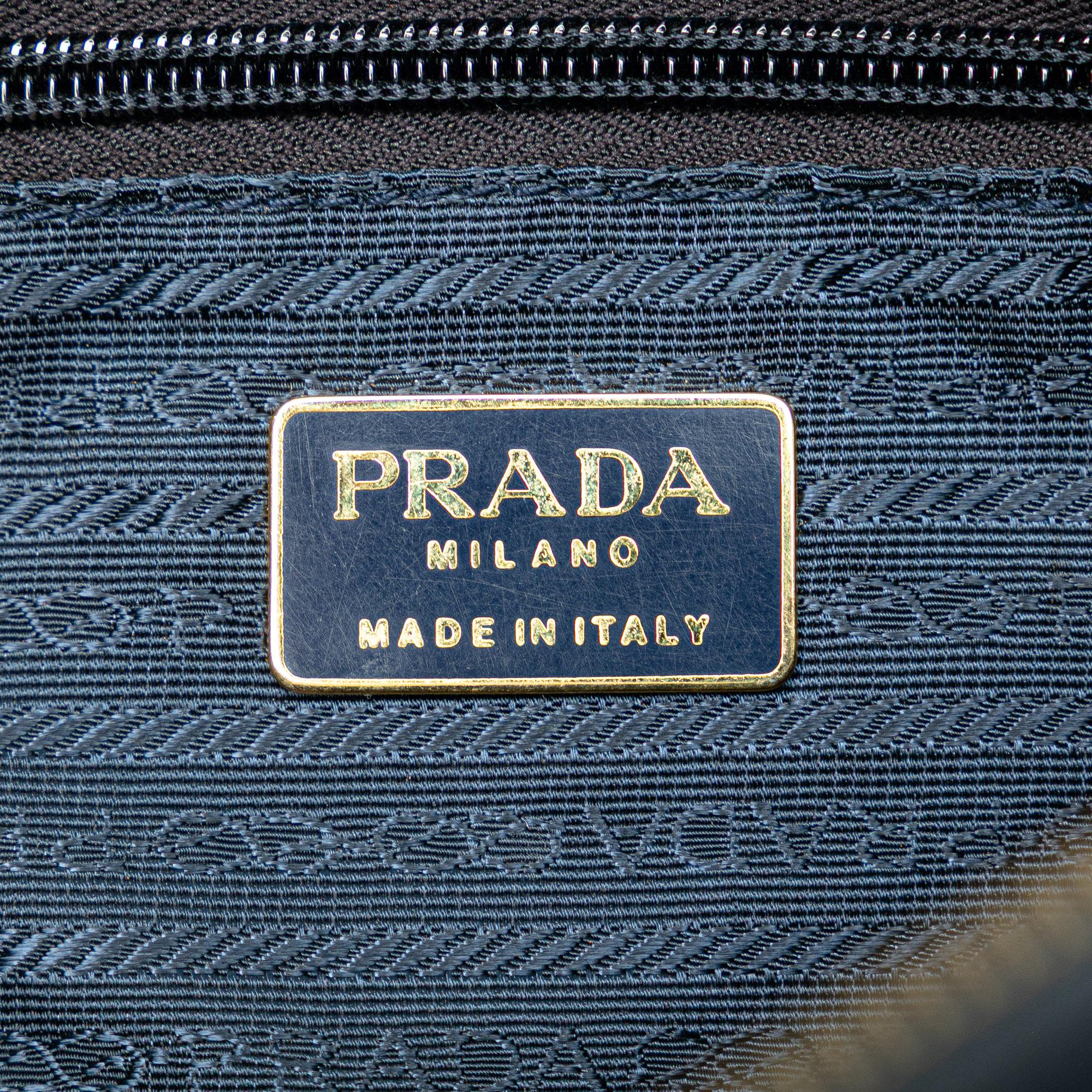Prada Impuntu Tessuto Chain Tote