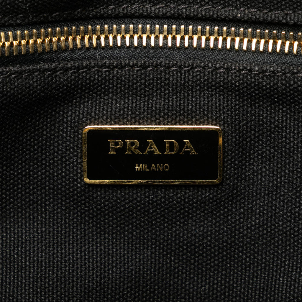 Prada Large Camouflage Stampata Canapa Tote (SHG-BOAIpk)