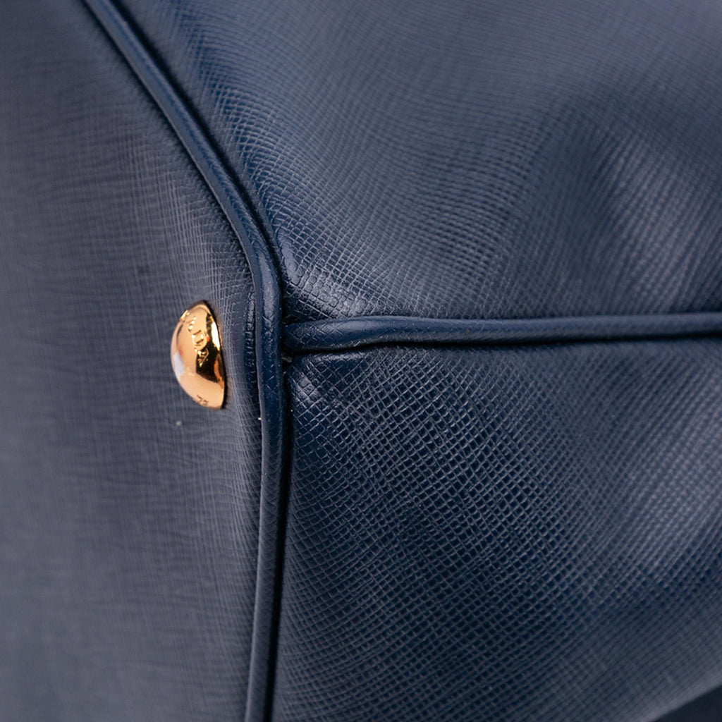 Prada Large Saffiano Lux Galleria Double Zip Tote