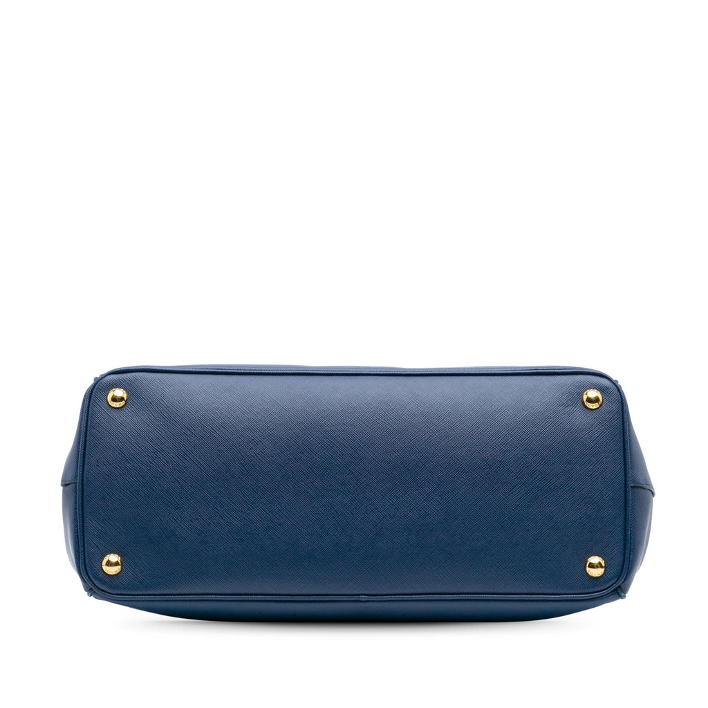 Prada Large Saffiano Lux Galleria Double Zip Tote