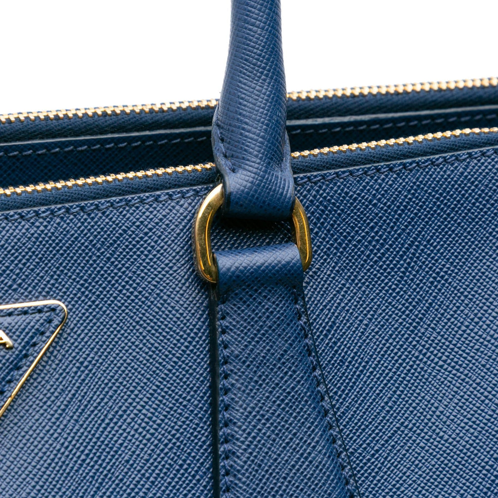 Prada Large Saffiano Lux Galleria Double Zip Tote