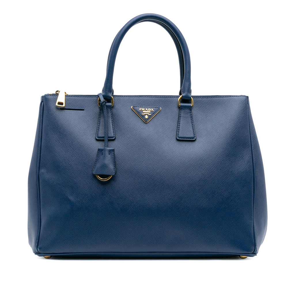 Prada Large Saffiano Lux Galleria Double Zip Tote