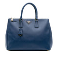 Prada Large Saffiano Lux Galleria Double Zip Tote