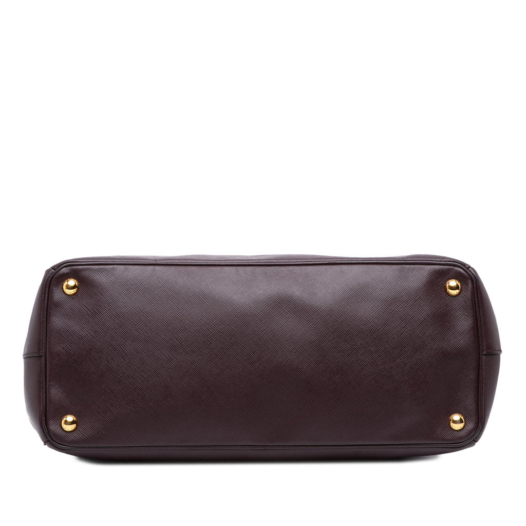 Prada Large Saffiano Lux Galleria Double Zip Tote