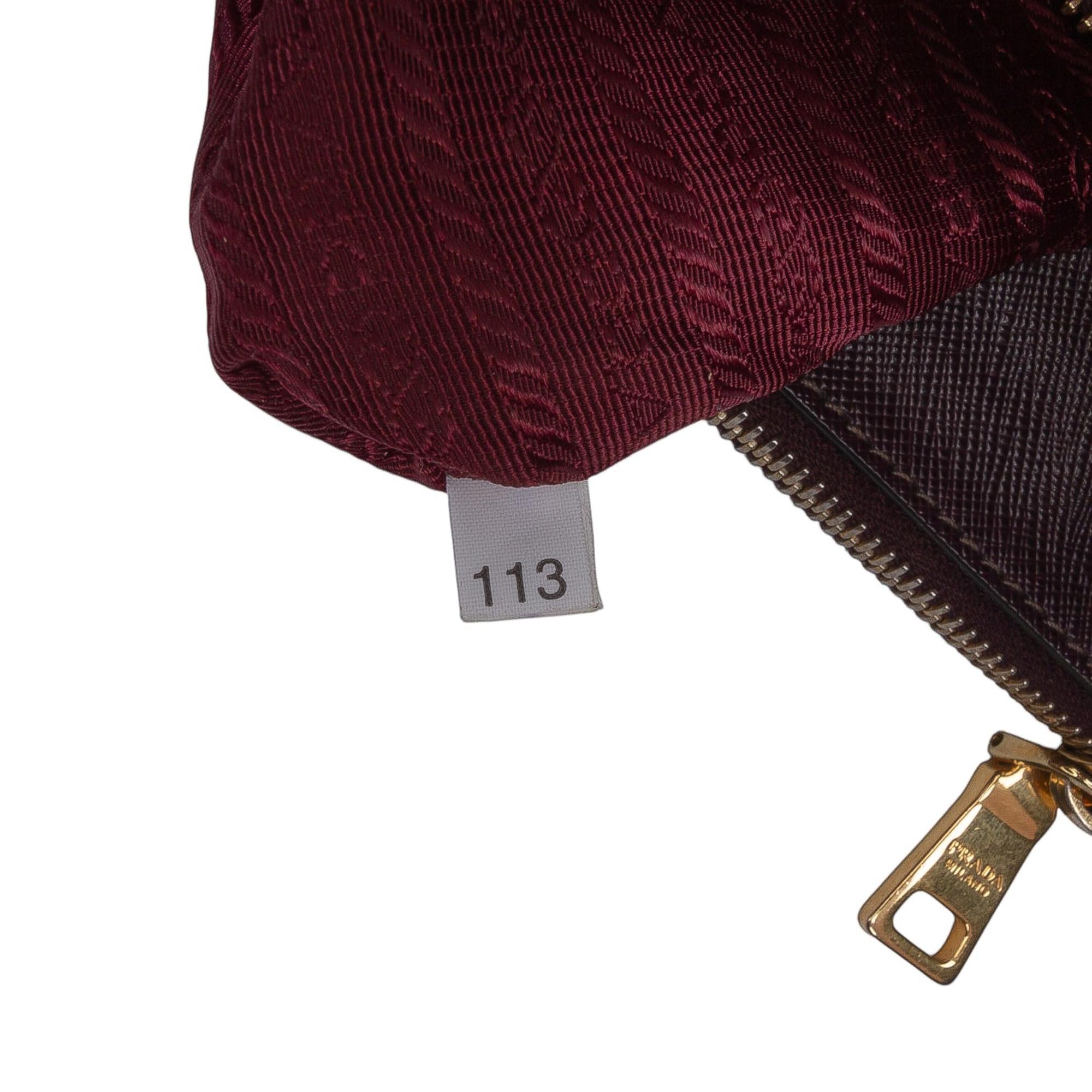 Prada Large Saffiano Lux Galleria Double Zip Tote