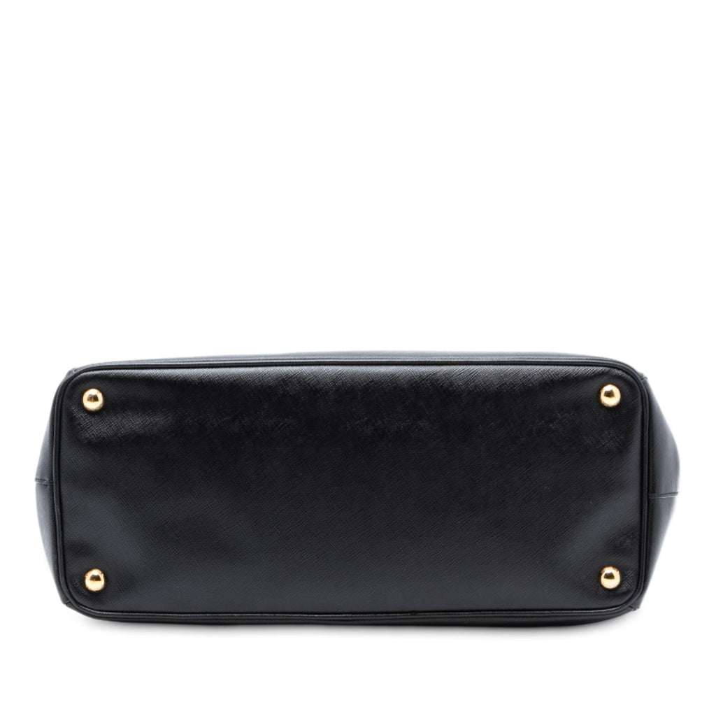 Prada Large Saffiano Lux Galleria Double Zip Tote