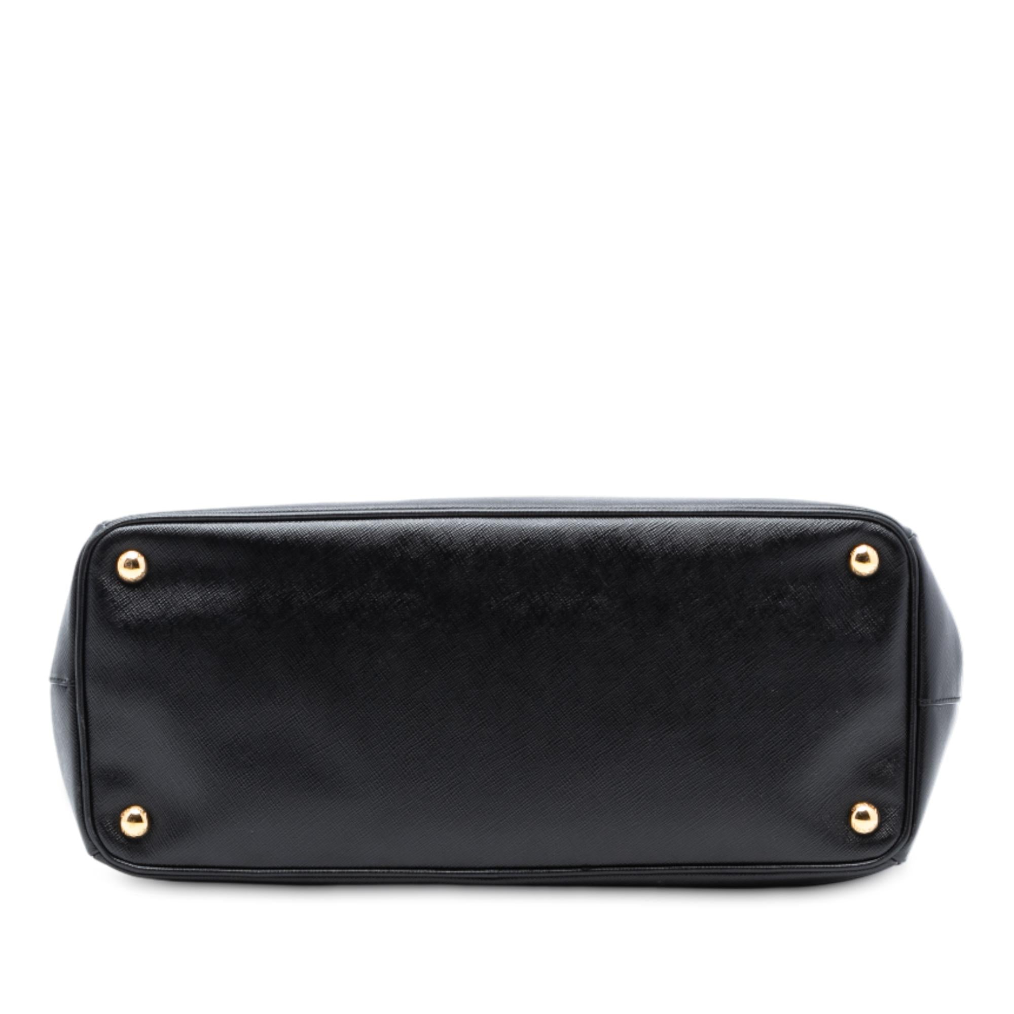 Prada Large Saffiano Lux Galleria Double Zip Tote