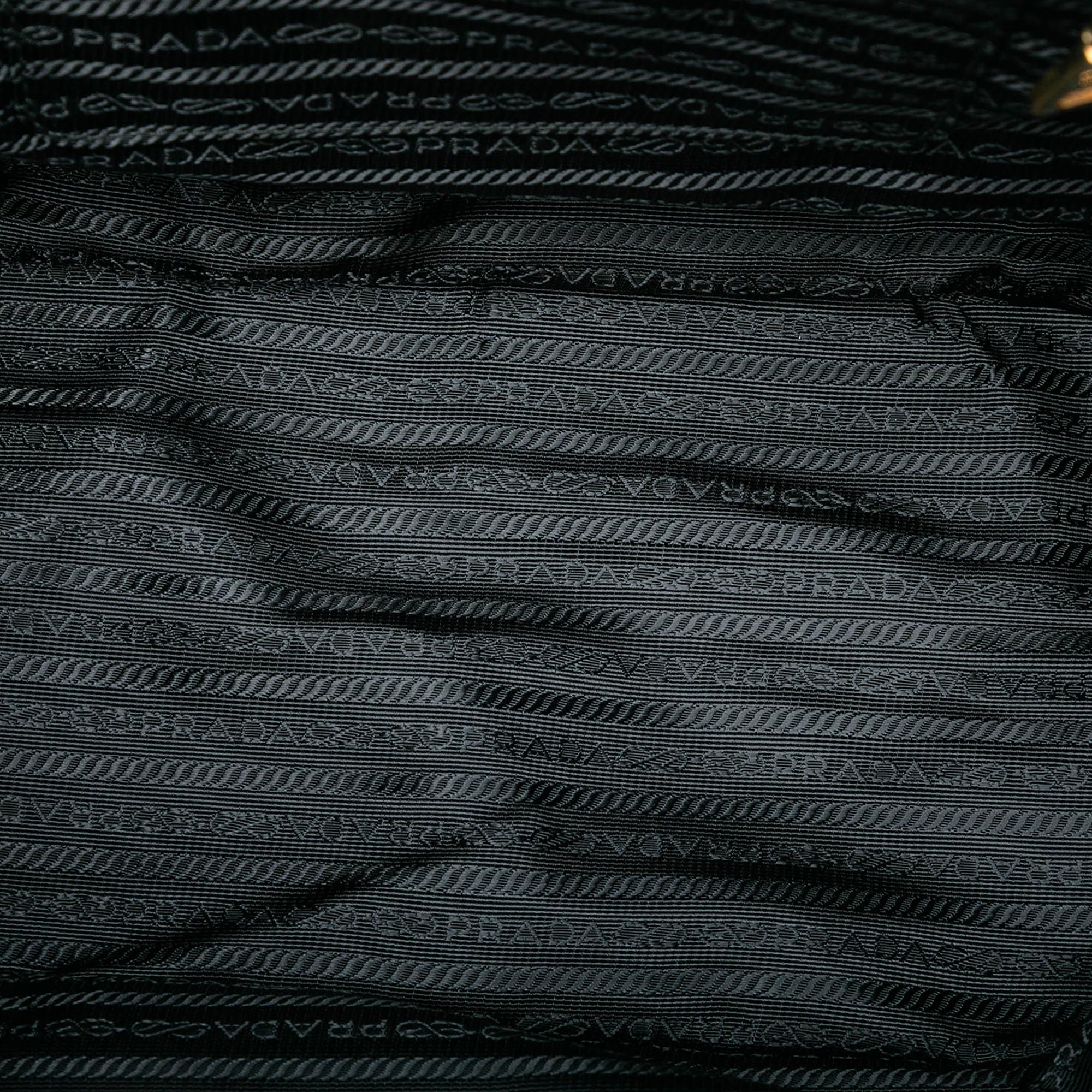 Prada Large Saffiano Lux Galleria Double Zip Tote