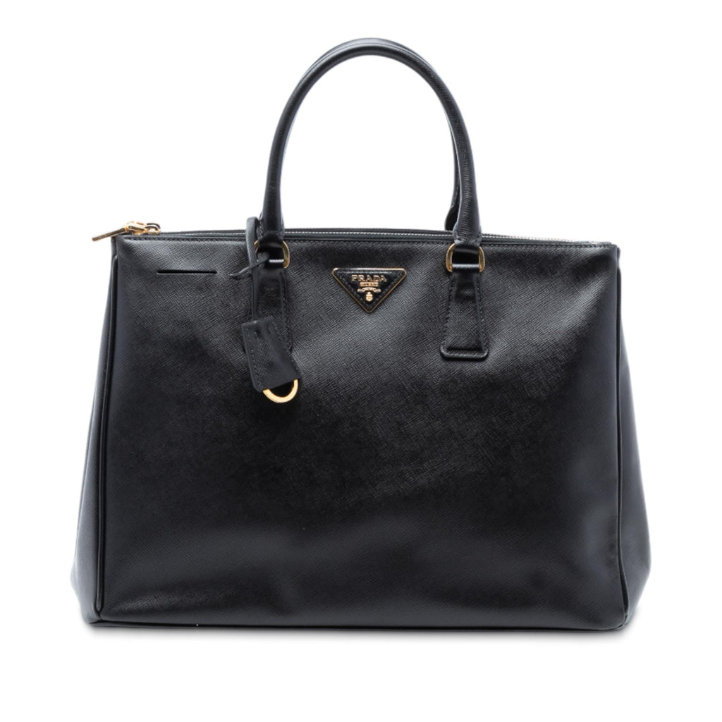 Prada Large Saffiano Lux Galleria Double Zip Tote