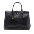Prada Large Saffiano Lux Galleria Double Zip Tote