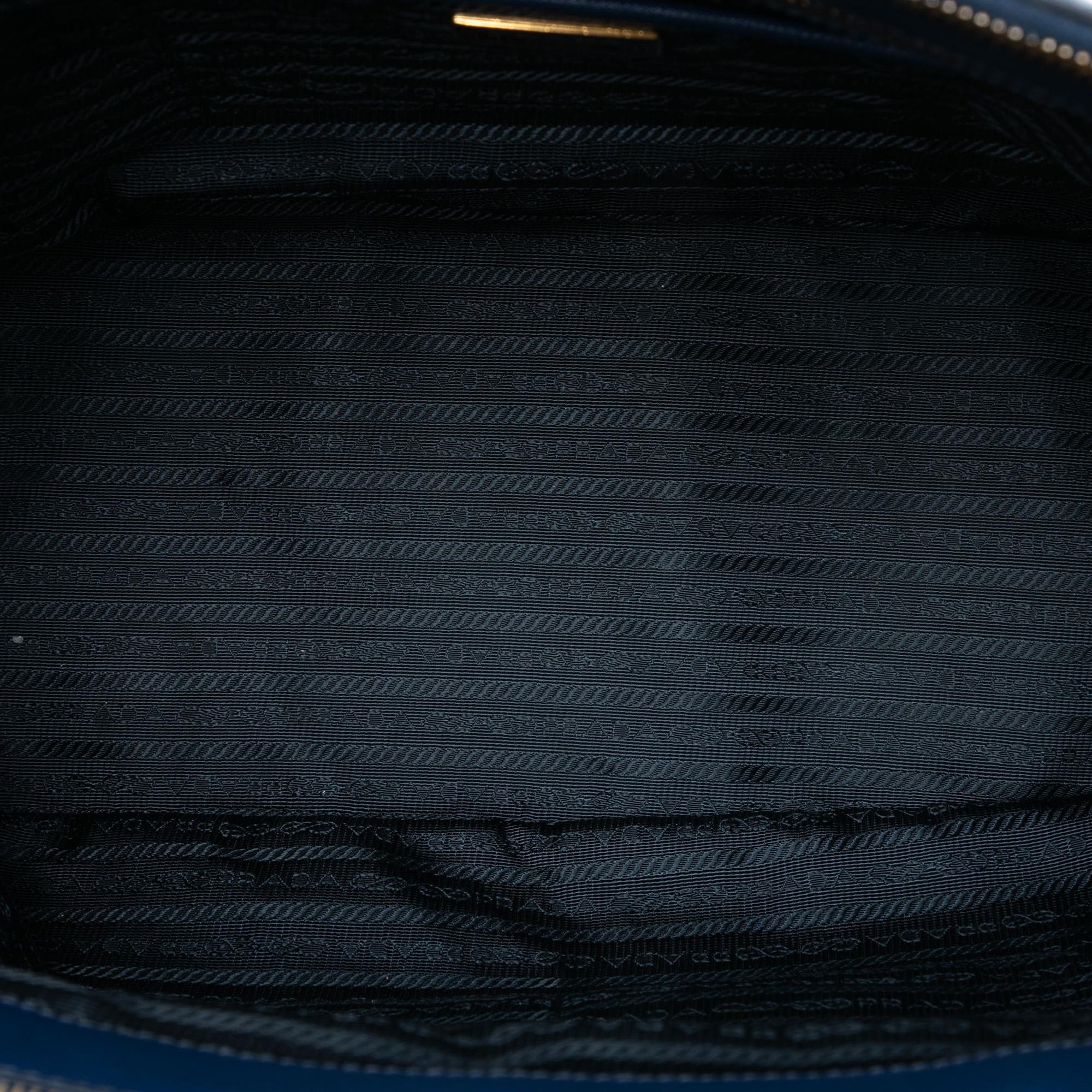 Prada Large Saffiano Lux Galleria Double Zip Tote