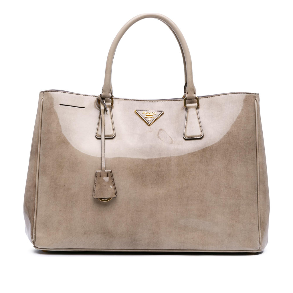 Prada Large Spazzolato Fume Galleria Tote