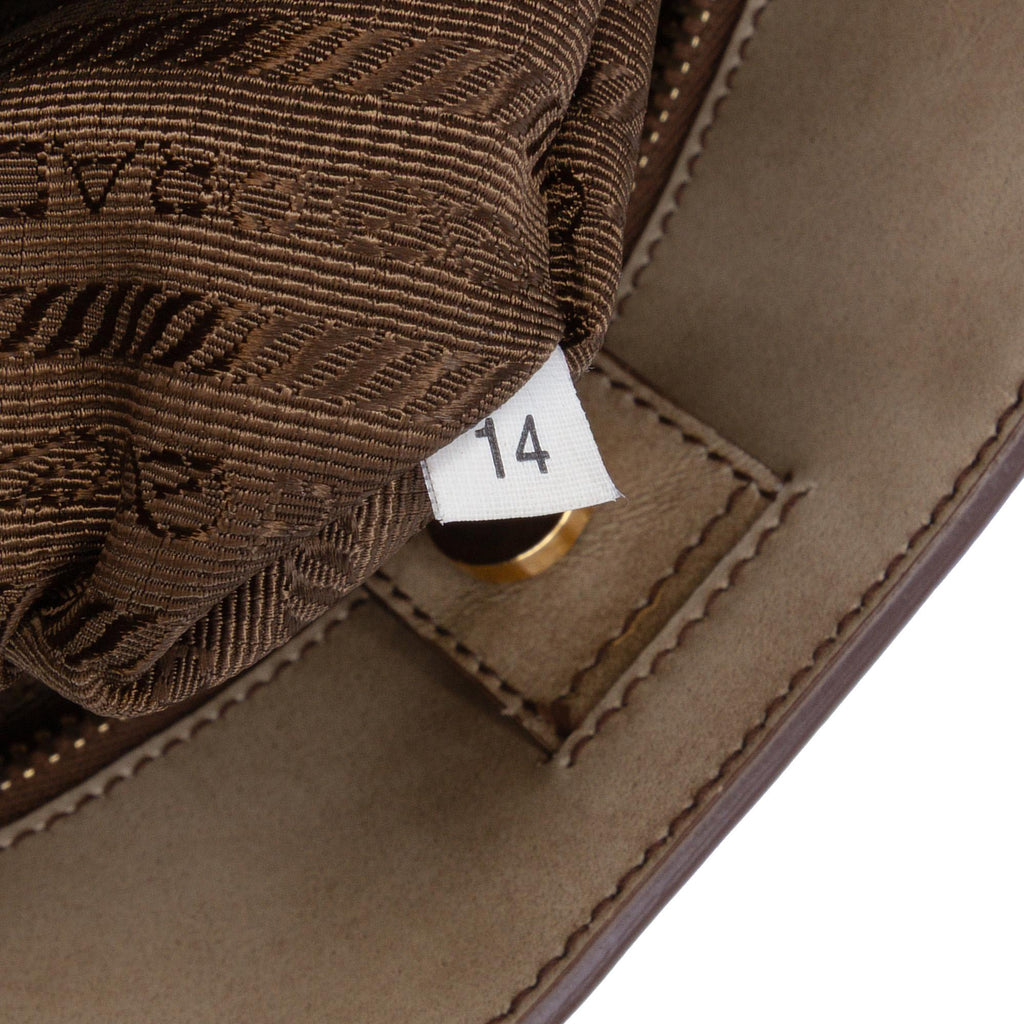 Prada Large Spazzolato Fume Galleria Tote
