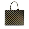 Prada Large Triangolo Jacquard Symbole Tote (SHG-8Nku9Q)