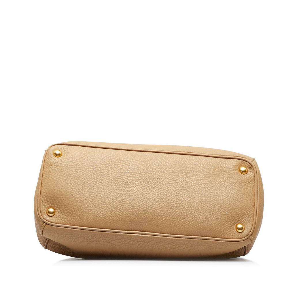 Prada Large Vitello Daino Double Zip Tote (SHG-kIo0pE)