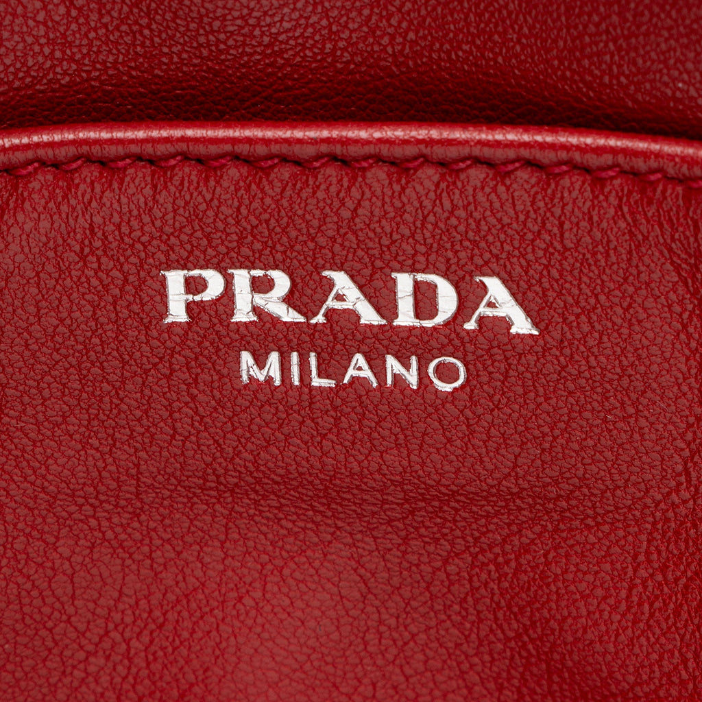 Prada Leather Reversible E/W Tote