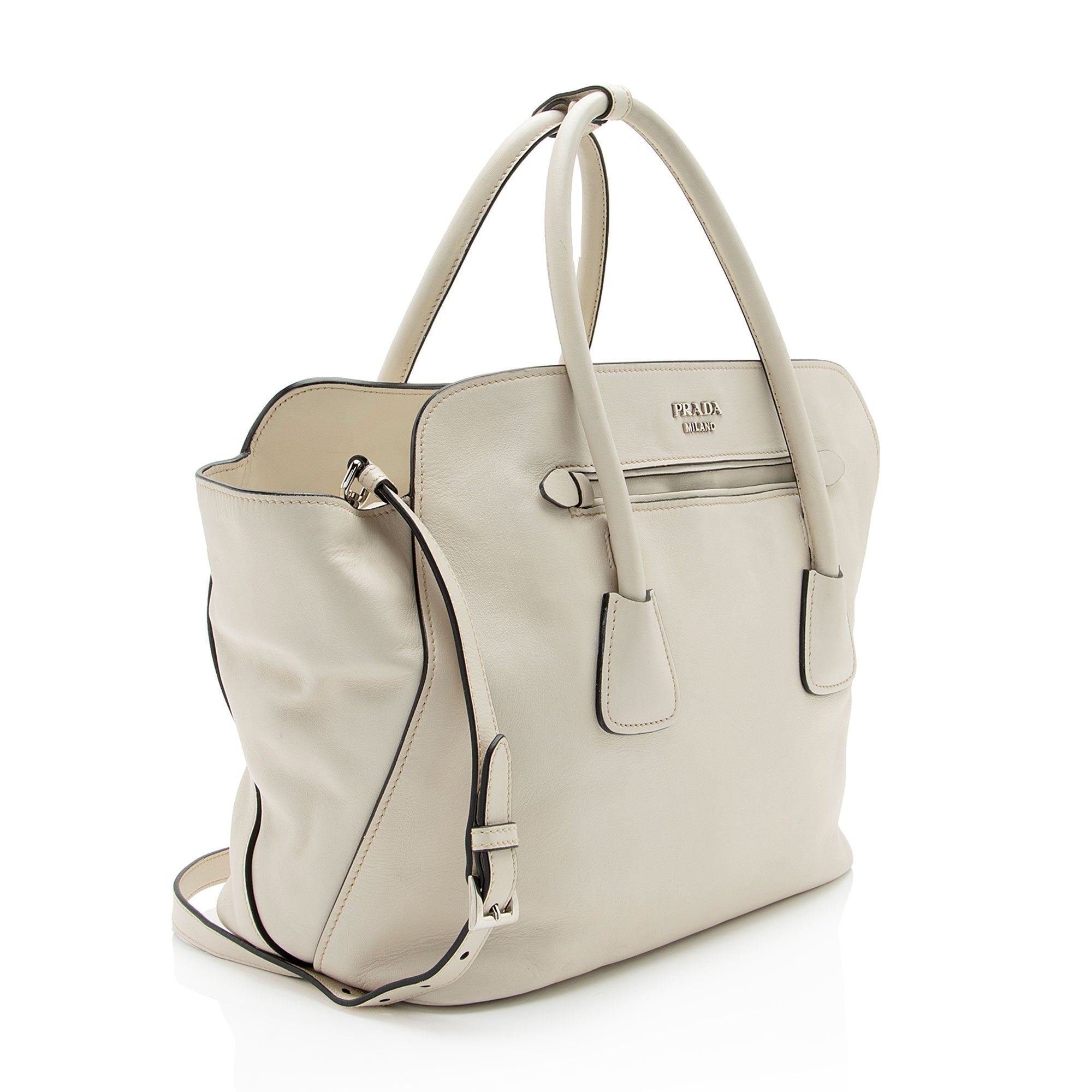 Prada Leather Soft Shopping Tote (SHF-SUTEao)