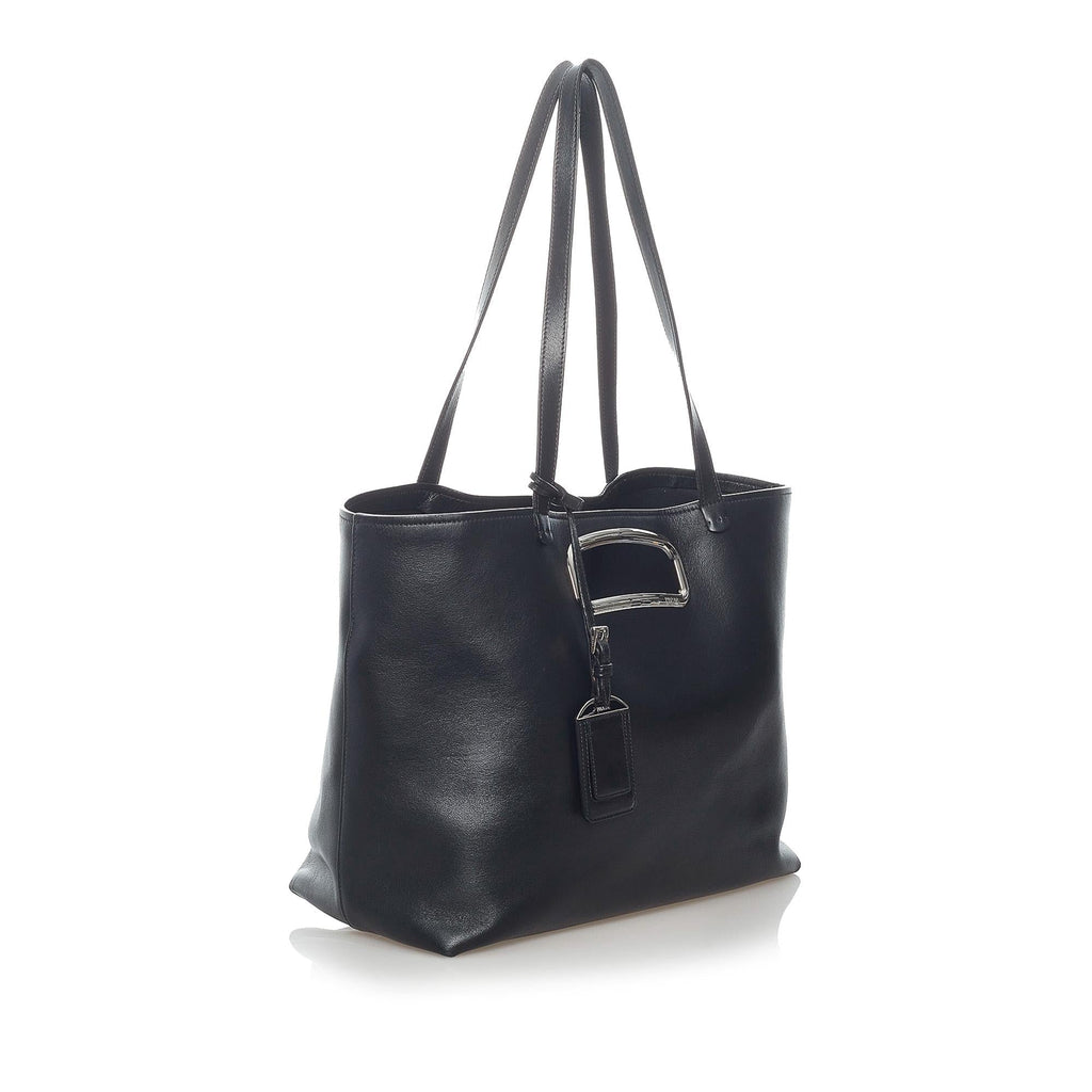 Prada Leather Tote Bag (SHG-31485)