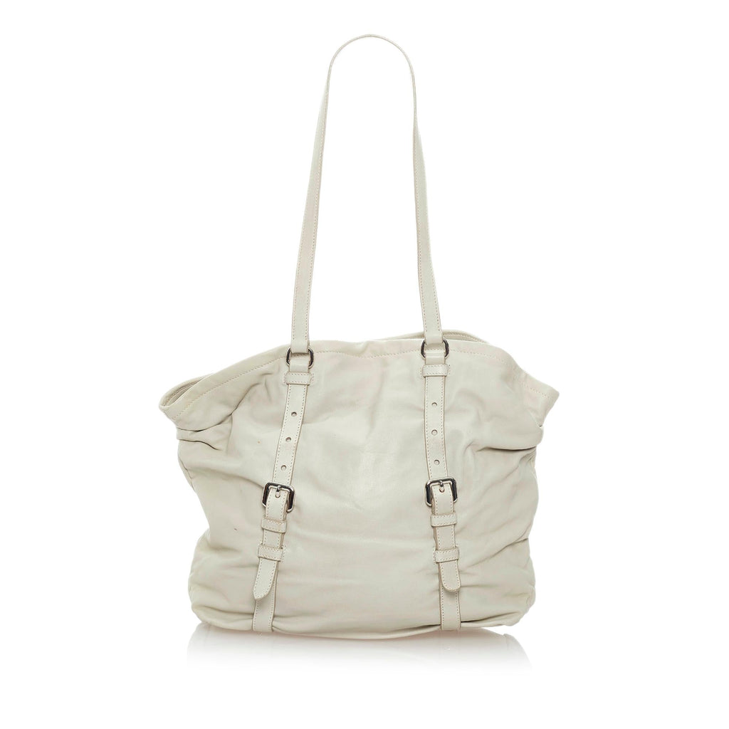 Prada Leather Tote Bag (SHG-32898)
