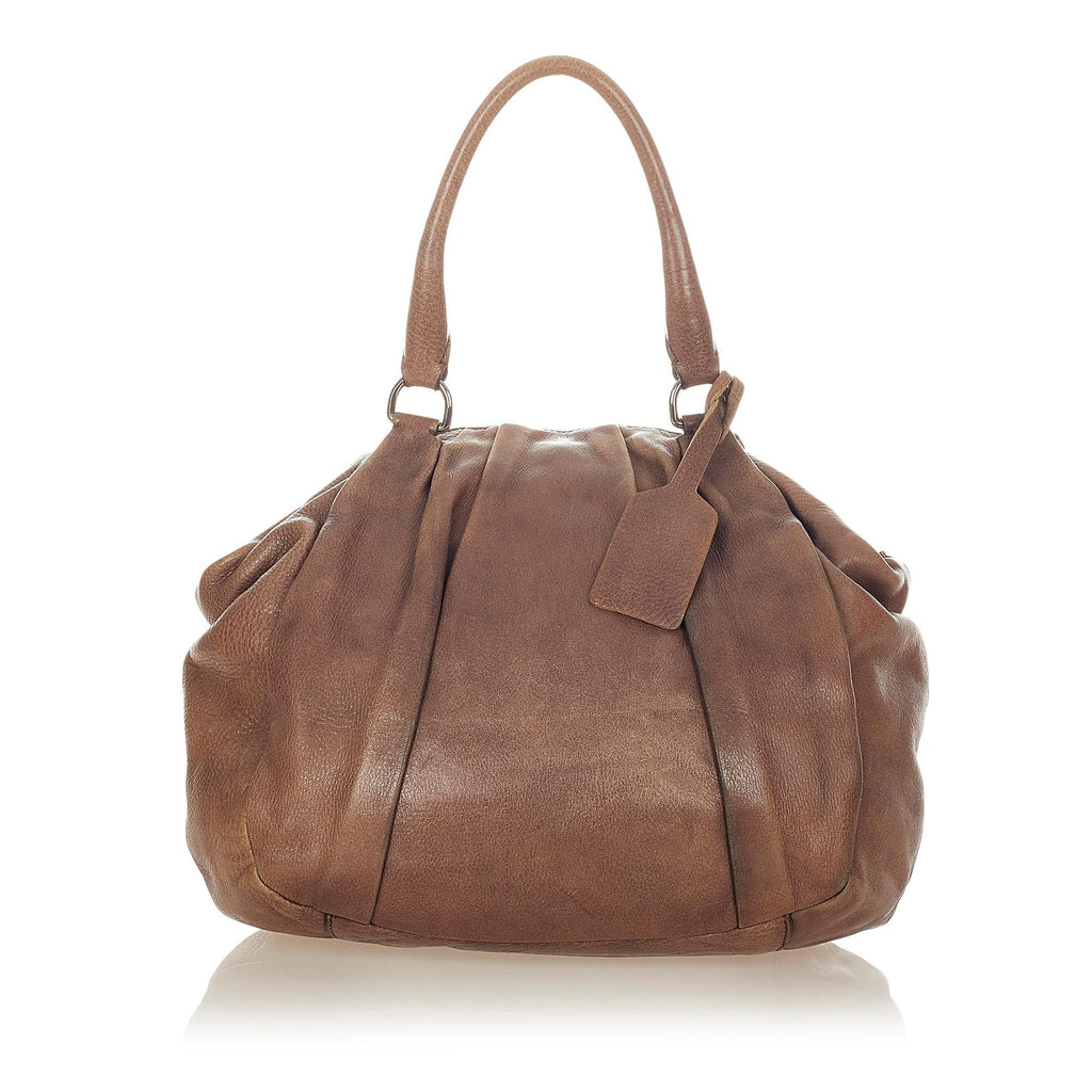 Prada Leather Tote Bag (SHG-33866)