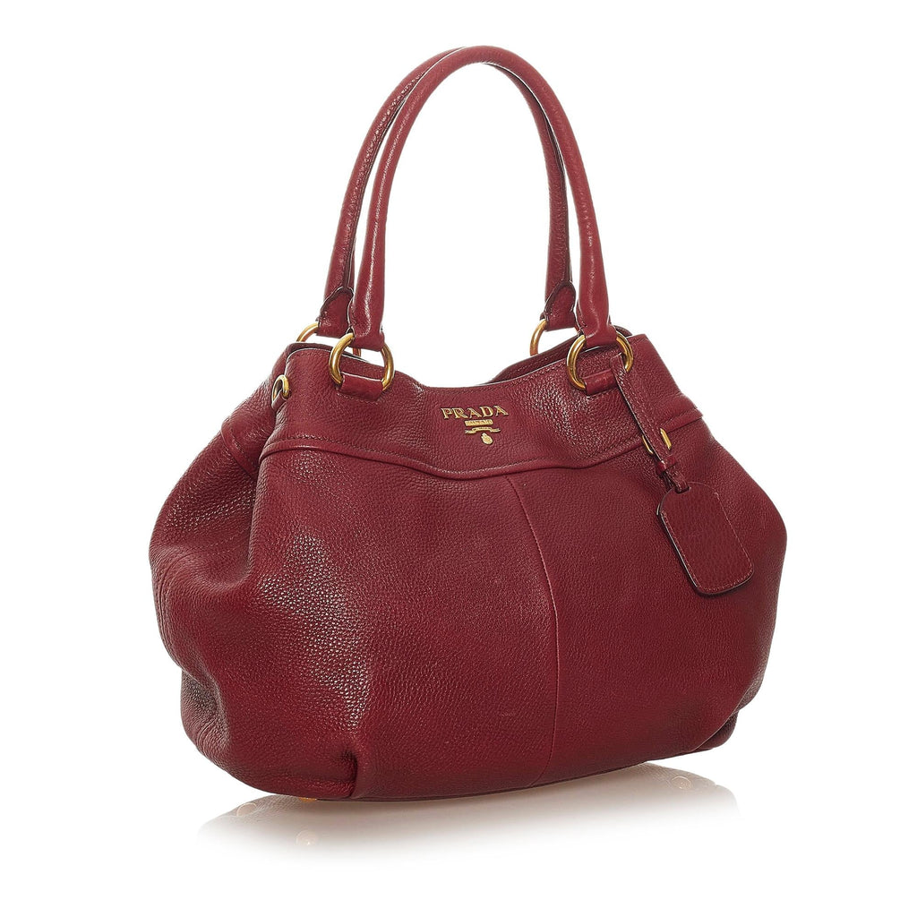 Prada Leather Tote Bag (SHG-33978)
