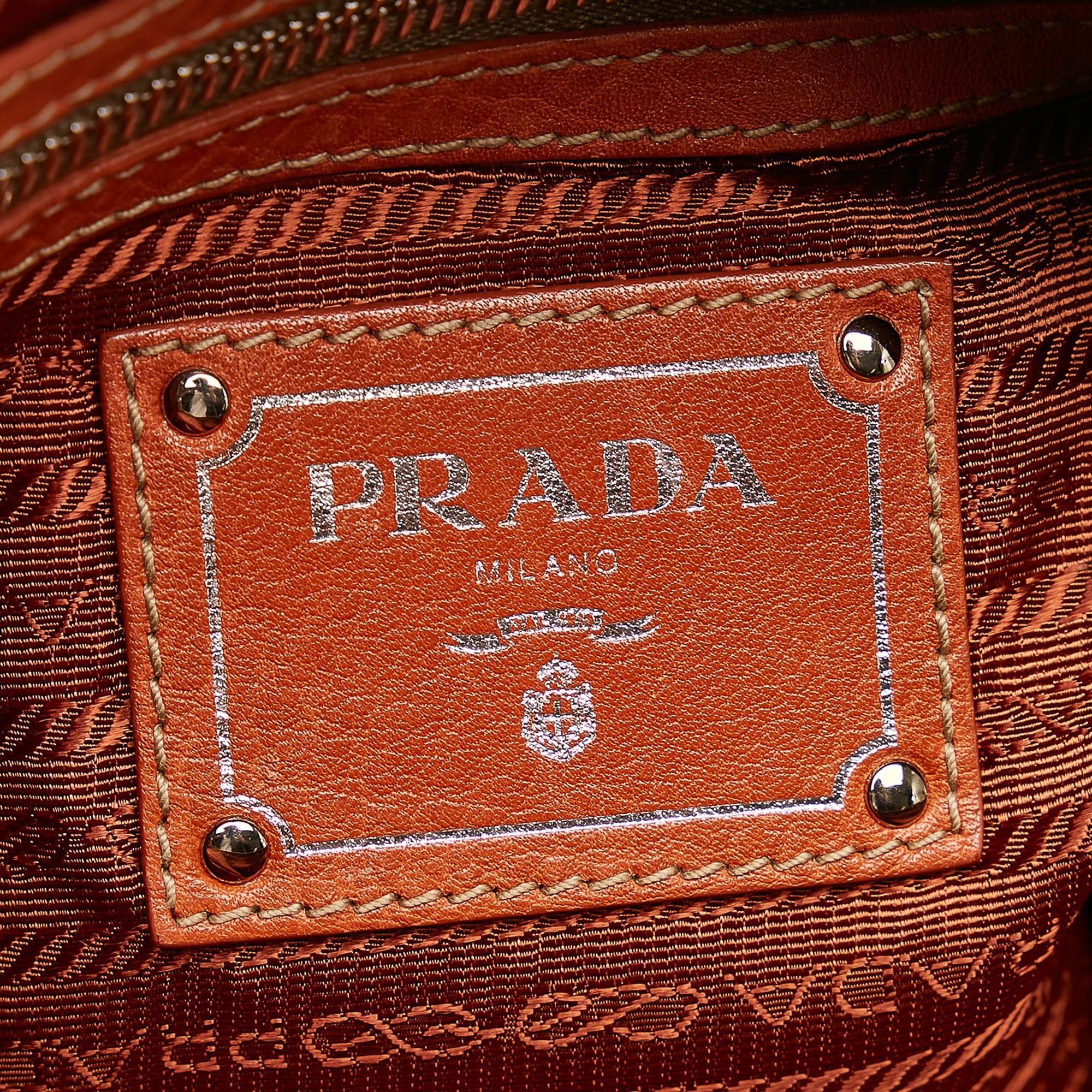 Prada Leather Tote Bag (SHG-34123)