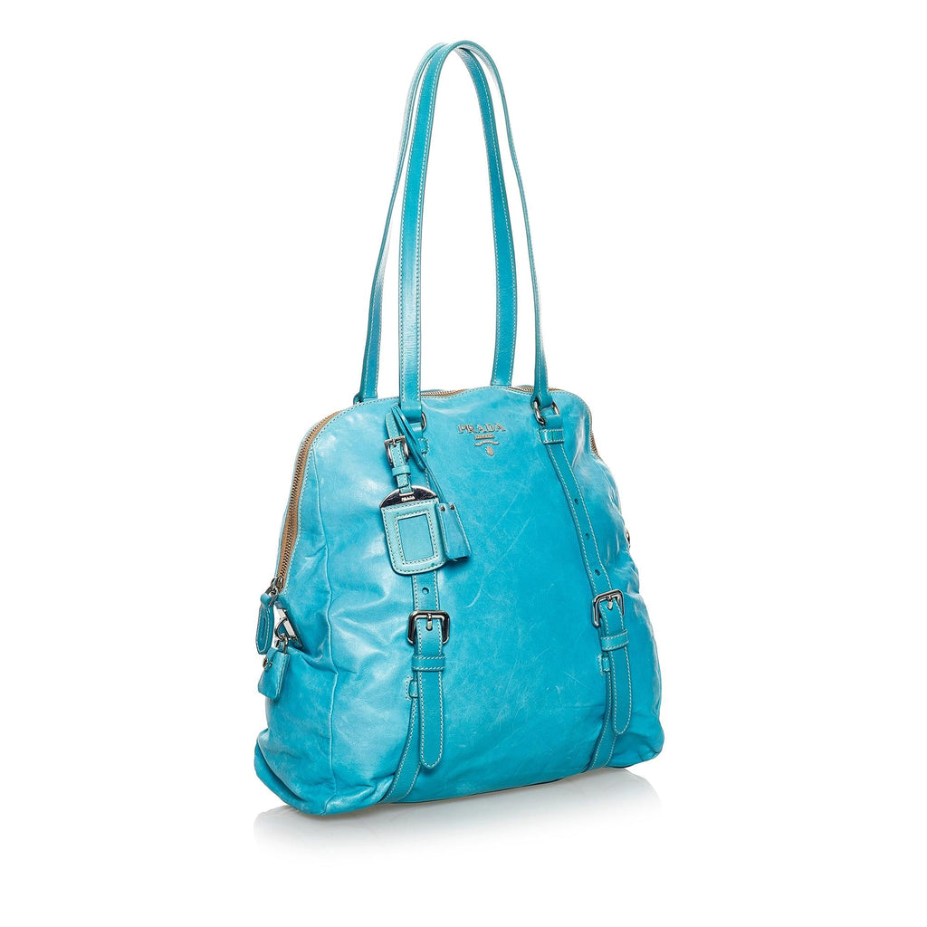 Prada Leather Tote Bag (SHG-36109)