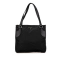 Prada Leather Trimmed Tessuto Tote