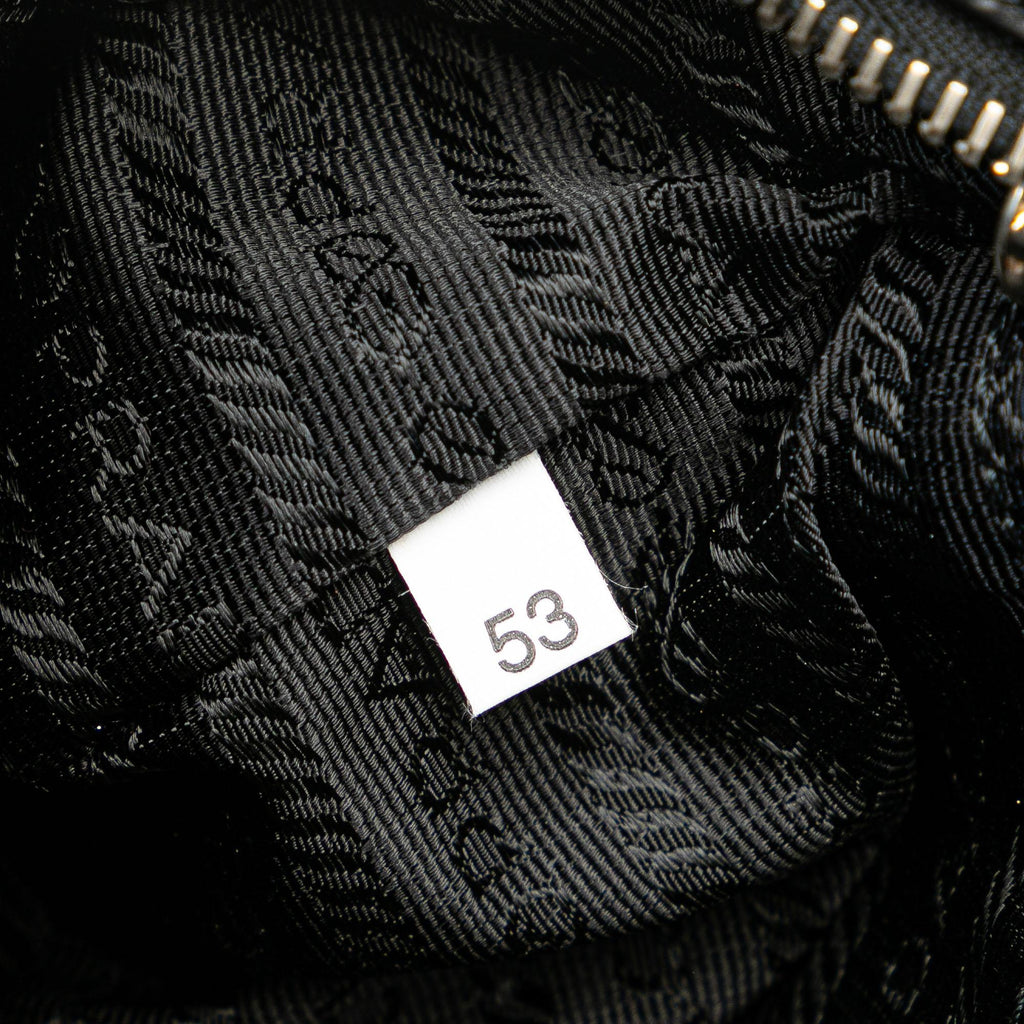 Prada Leather Trimmed Tessuto Tote