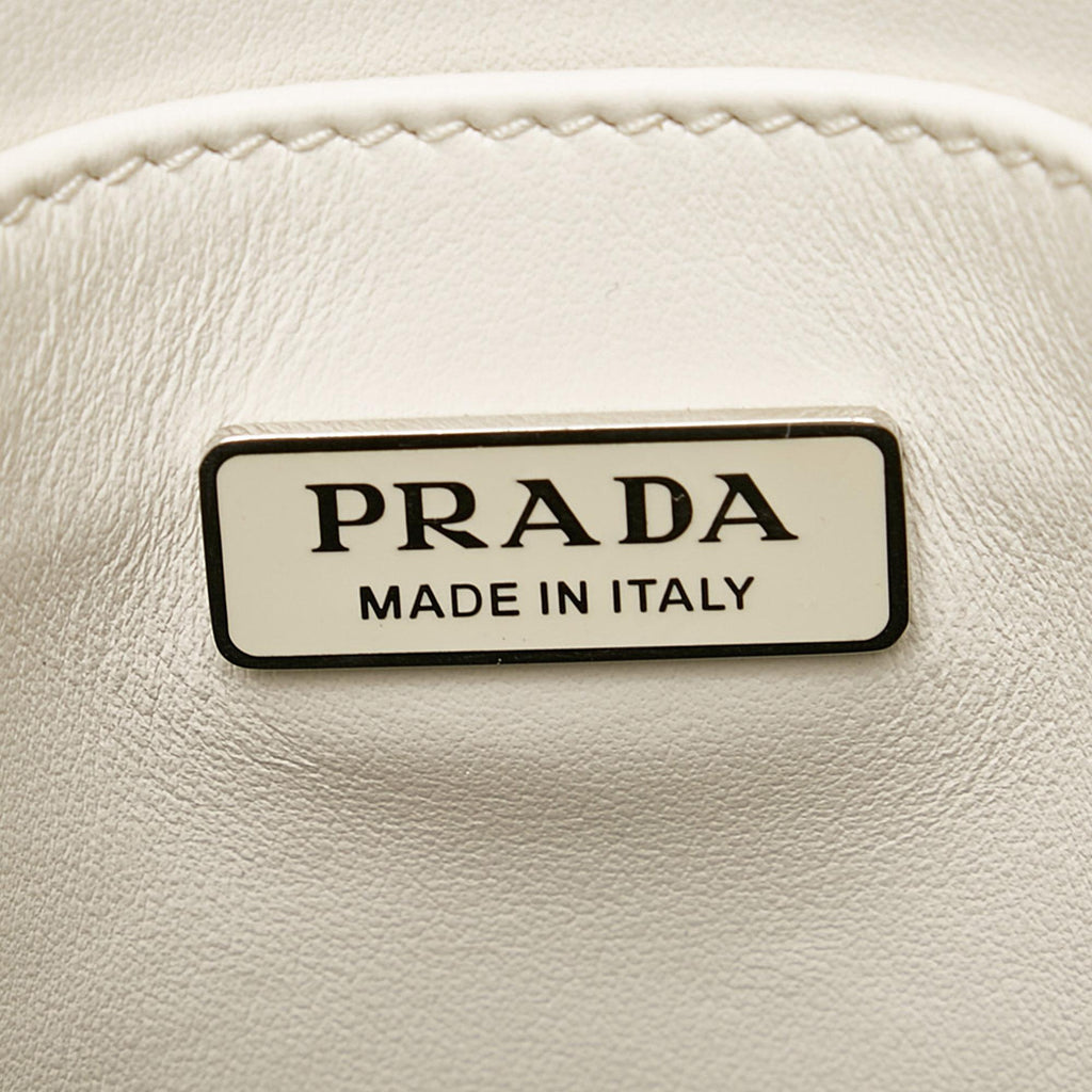 Prada Logo Embossed Mini Tote (SHG-36423)