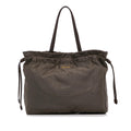 Prada Logo Tessuto Drawstring Tote Bag (SHG-iYPFwY)