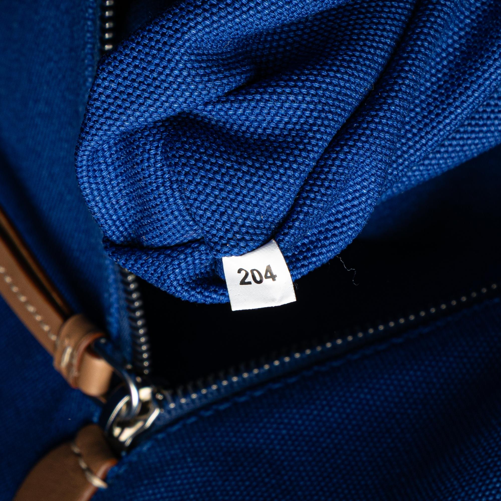 Prada Medium Canvas Canapa Logo Convertible Shopping Tote