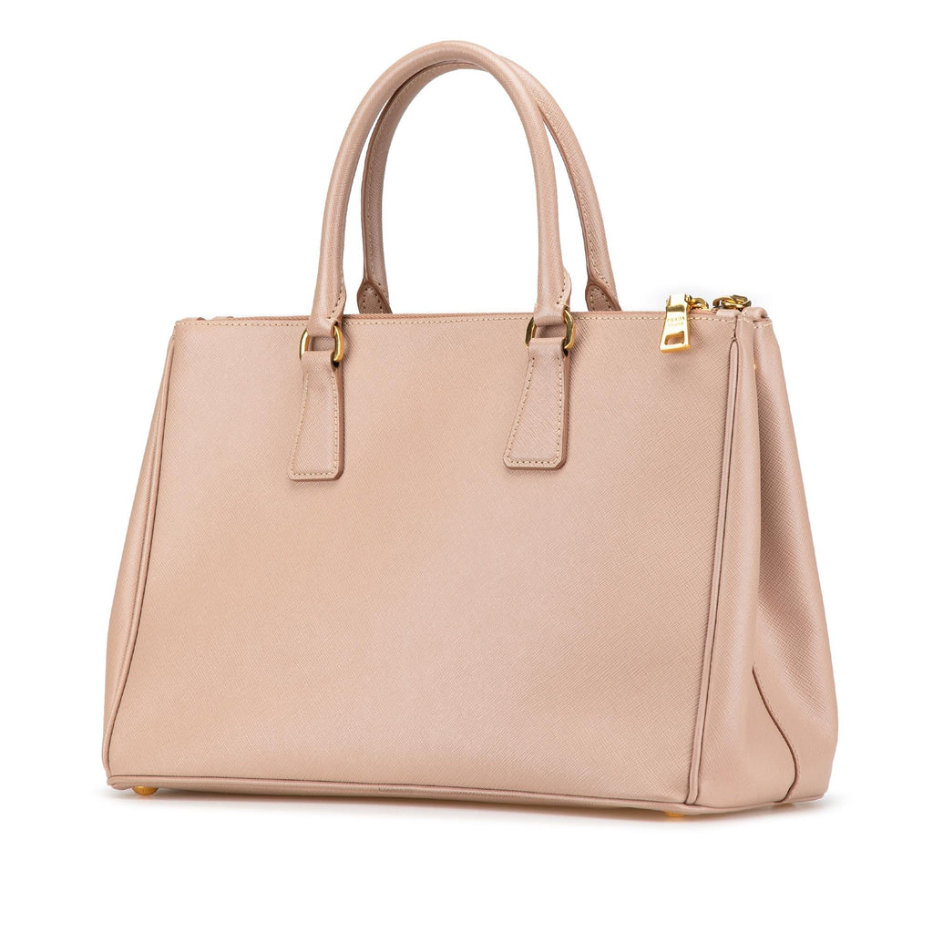 Prada Medium Saffiano Lux Galleria Double Zip Tote