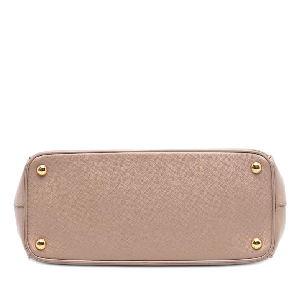 Prada Medium Saffiano Lux Galleria Double Zip Tote
