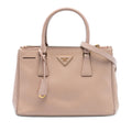 Prada Medium Saffiano Lux Galleria Double Zip Tote