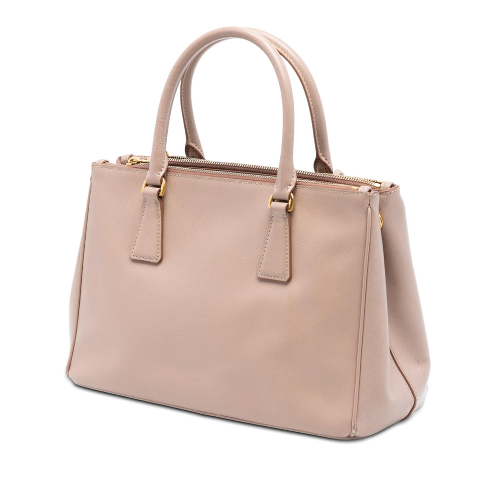 Prada Medium Saffiano Lux Galleria Double Zip Tote