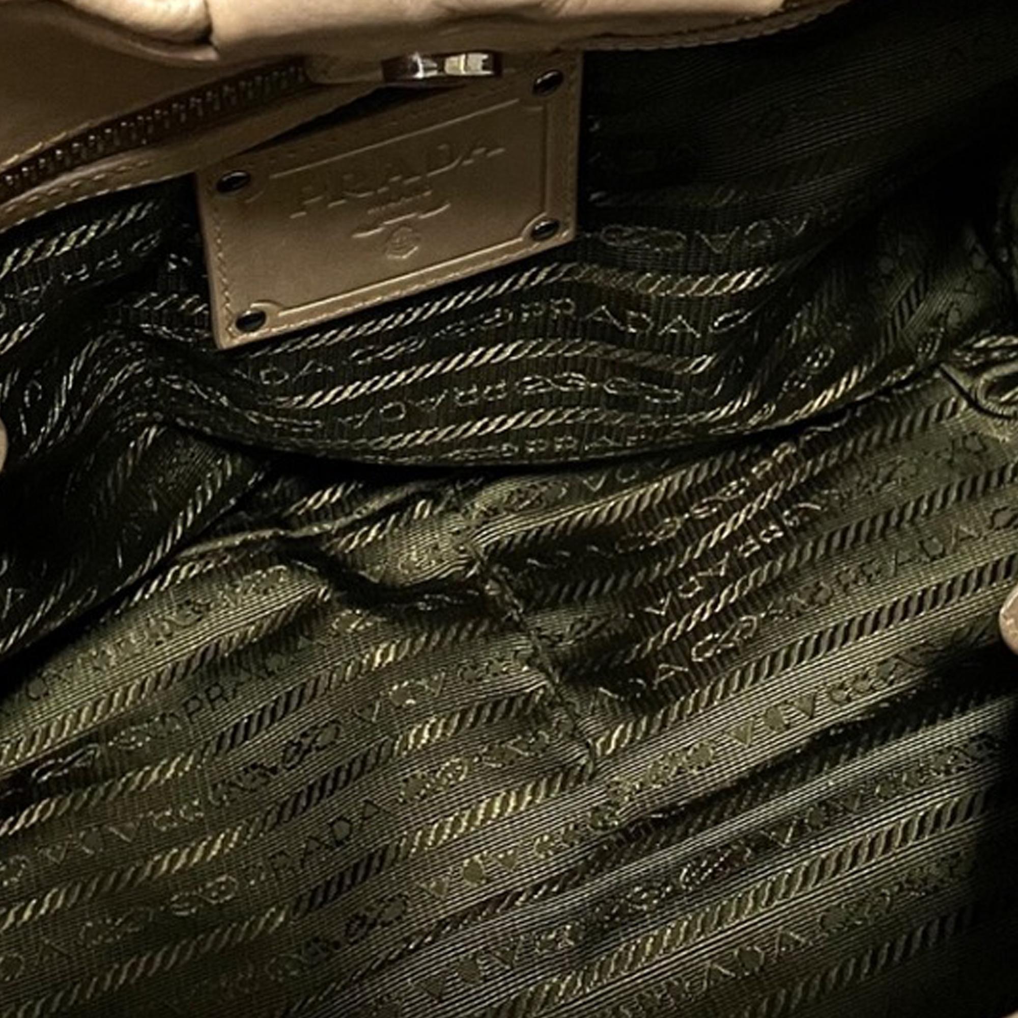 Prada Metallic Soft Calf Shopping Tote (SHG-69YSIe)