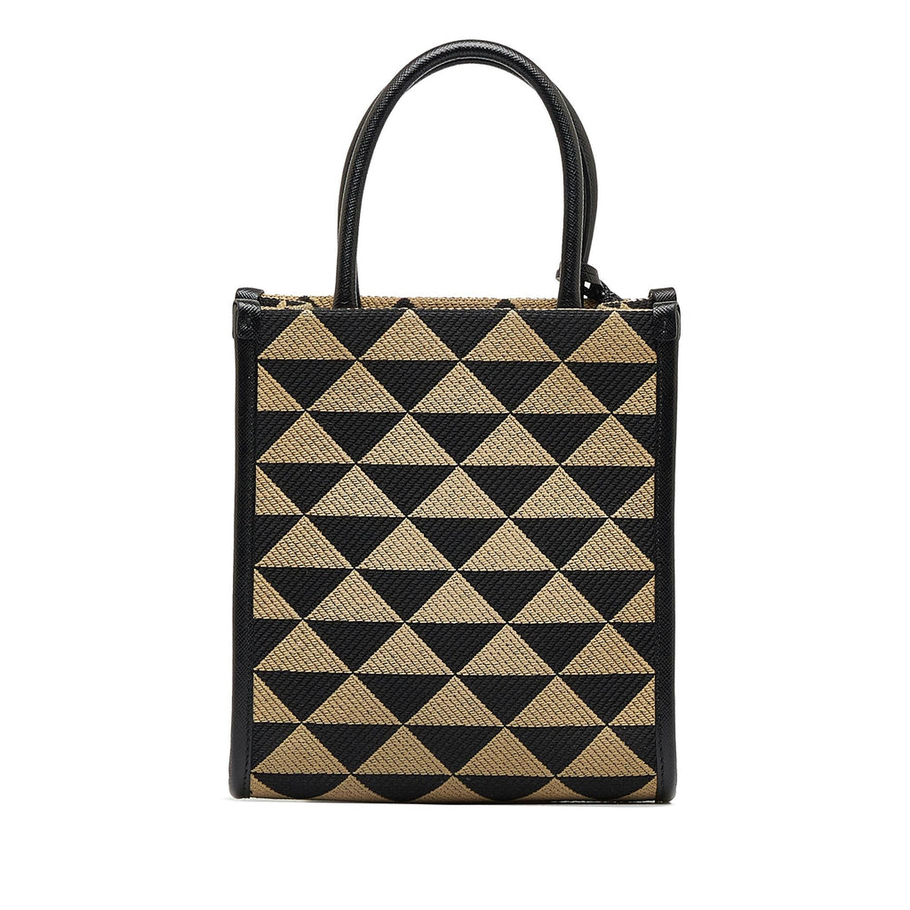 Prada Mini Symbole Triangolo Tote